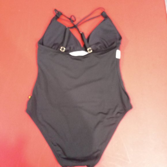 La Vie En Rose black & white one piece swim suit size XS NWT - Picture 2 of 6